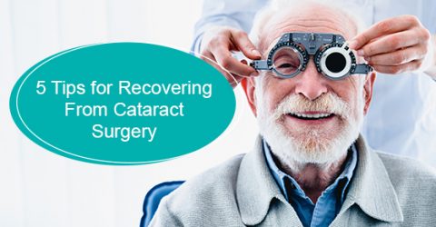 Tips for recovering from cataract surgery